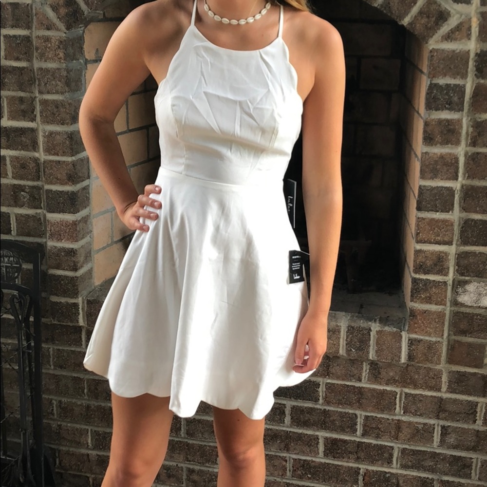 White formal summer Lulus dress